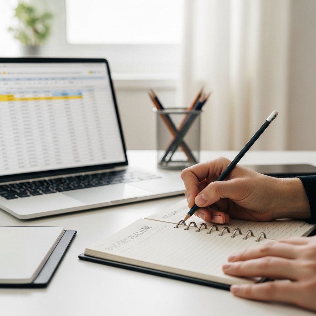 Fundo abstrato para o card Orçamentos